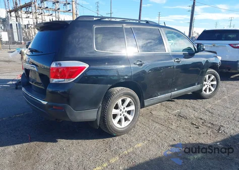 2012 Toyota Highlander Base V6 from USA, damaged, VIN 5TDZK3EH3CS050149